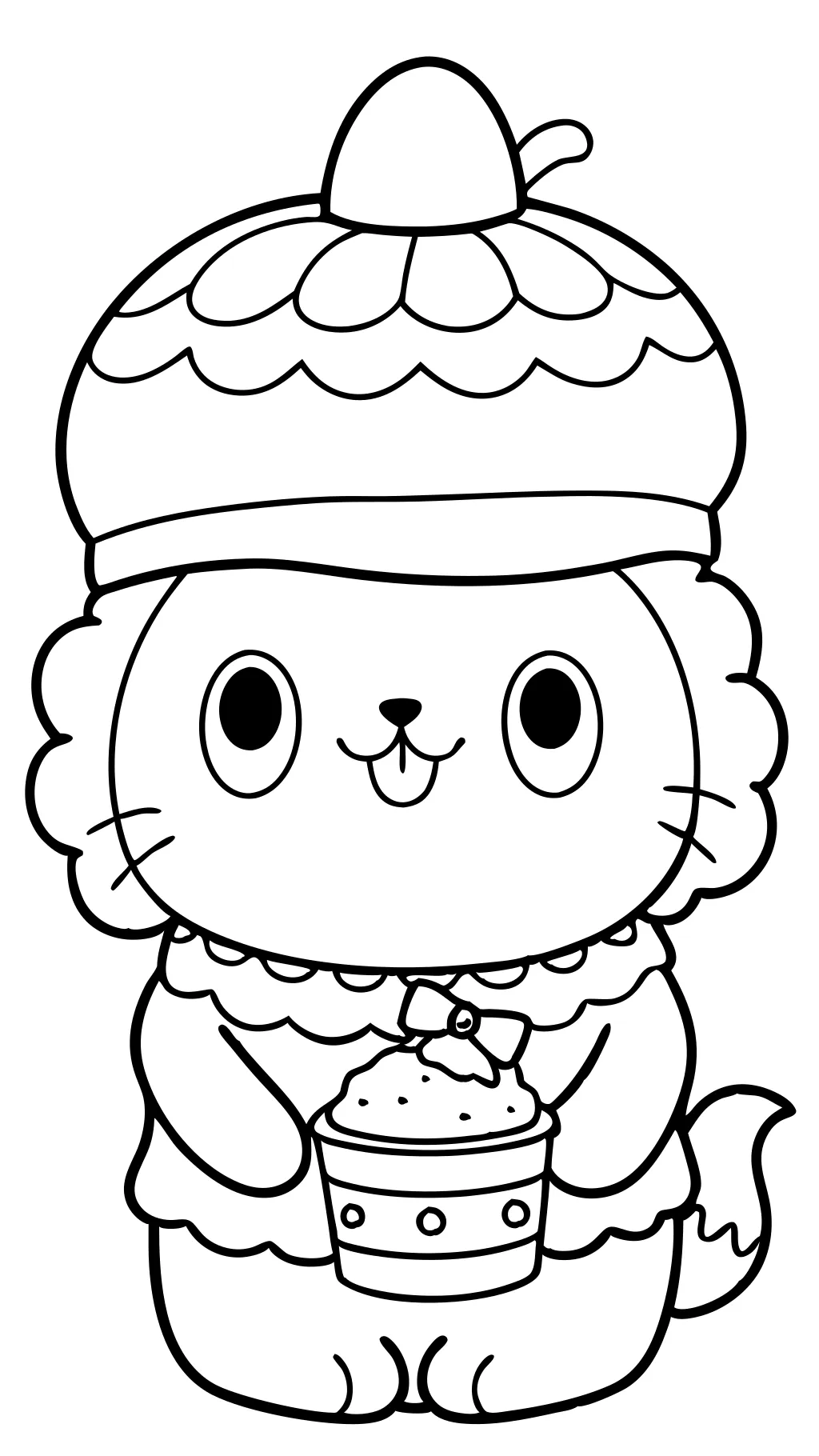 Página para colorear de Pompompurin